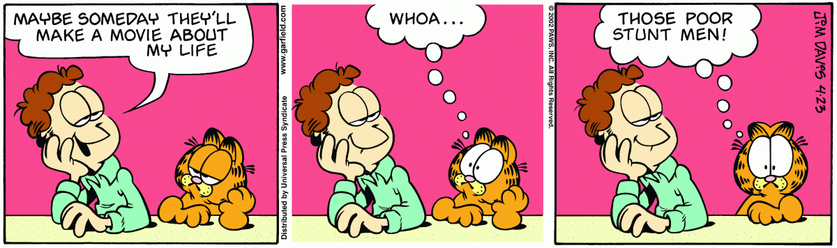 Garfield, April 23, 2002