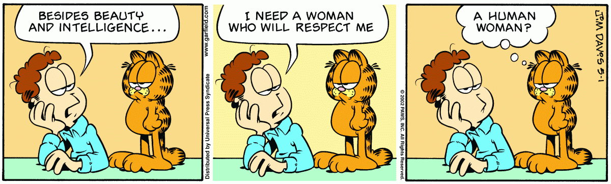 Garfield, May 1, 2002