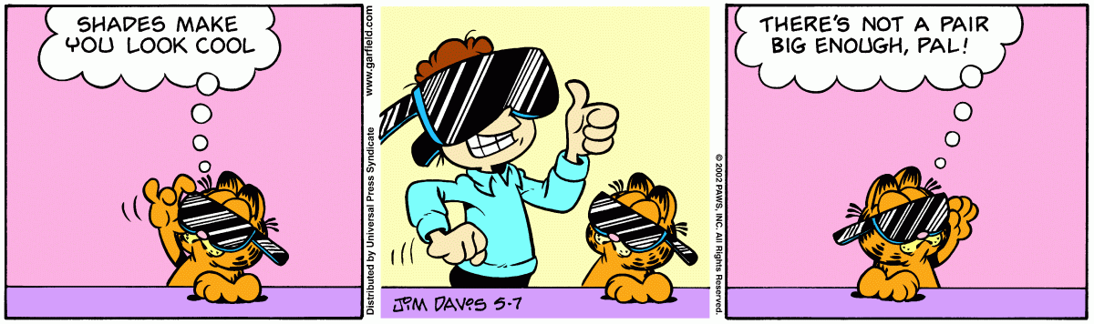 Garfield, May 7, 2002