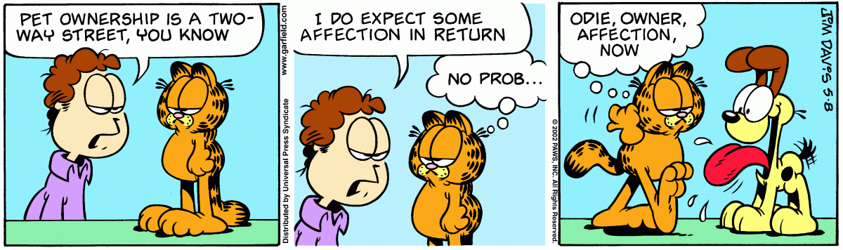Garfield, May 8, 2002