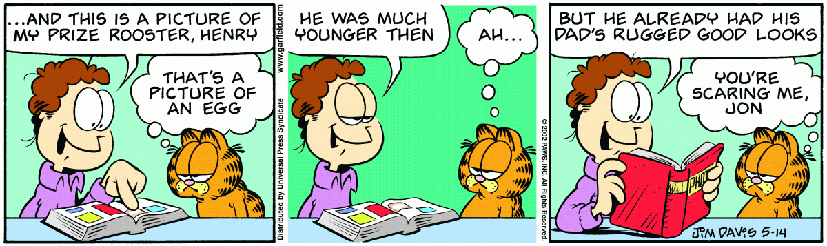 Garfield, May 14, 2002