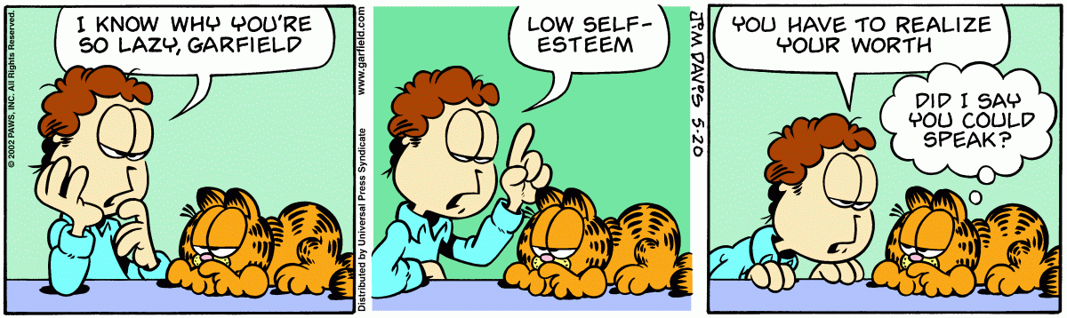 Garfield comic strip for Monday, May 20, 2002