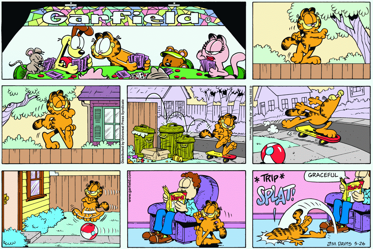Garfield, May 26, 2002