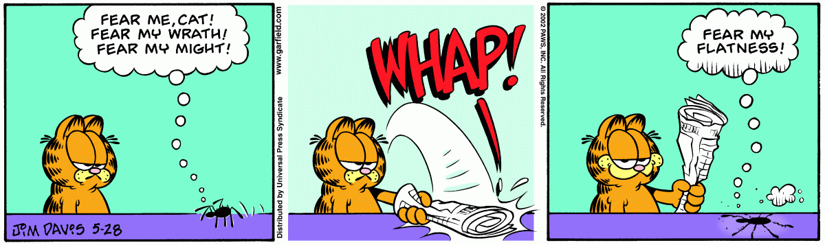 Garfield, May 28, 2002