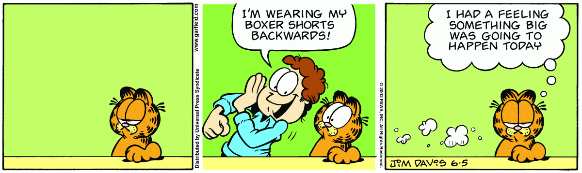 Garfield, June 5, 2002