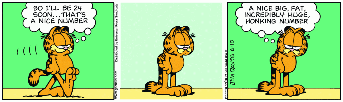 Garfield, June 10, 2002