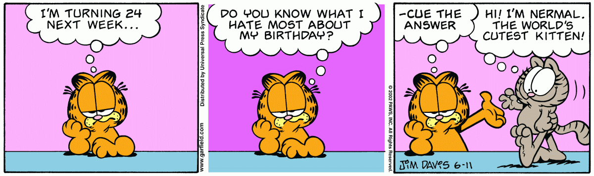 Garfield, June 11, 2002