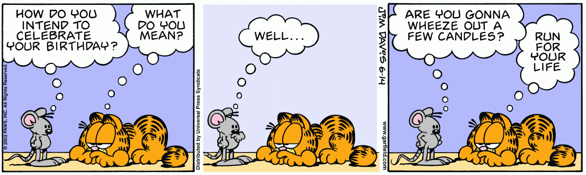 Garfield, June 14, 2002