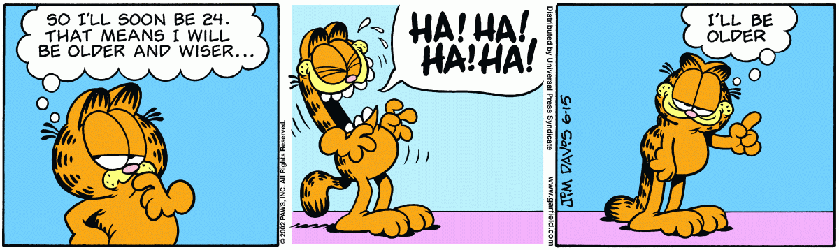 Garfield, June 15, 2002