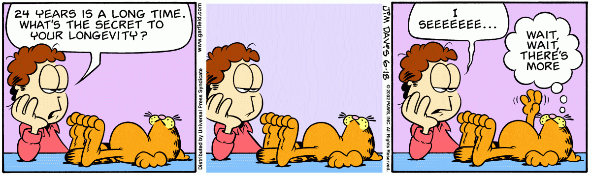 Garfield, June 18, 2002