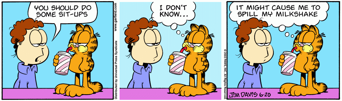 Garfield, June 20, 2002