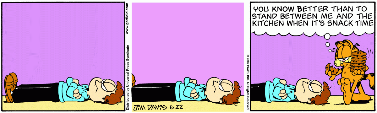 Garfield, June 22, 2002