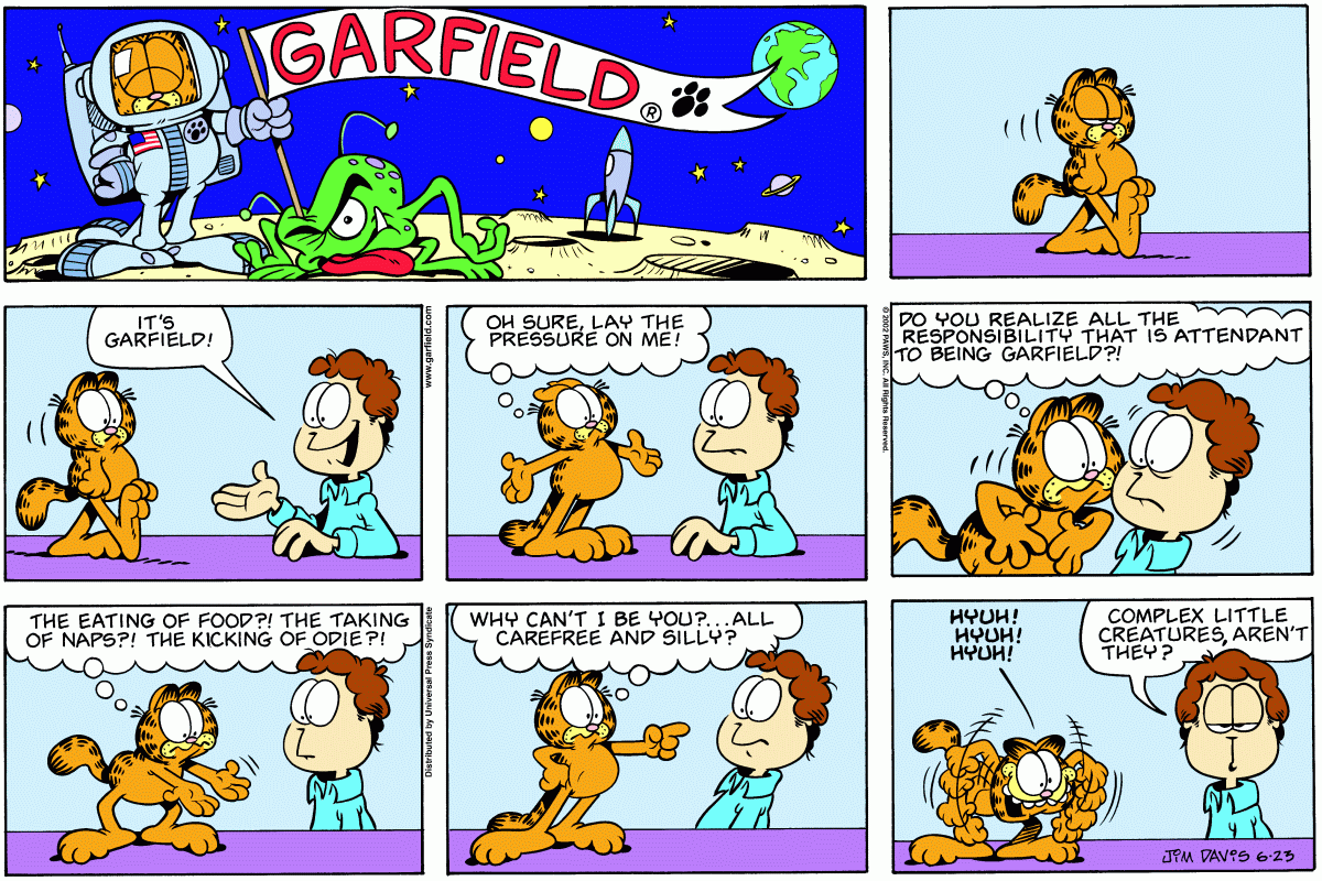 Garfield, June 23, 2002