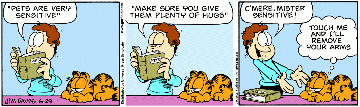 Garfield, June 29, 2002