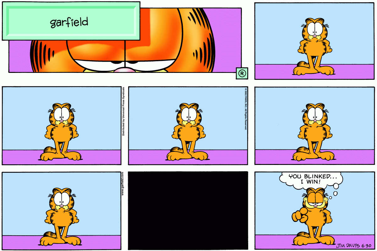 Garfield, June 30, 2002