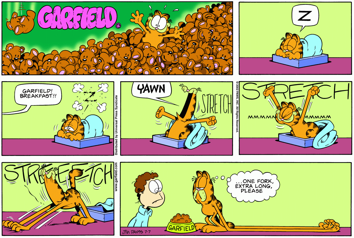 Garfield, July 7, 2002