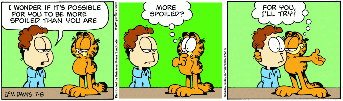 Garfield, July 8, 2002