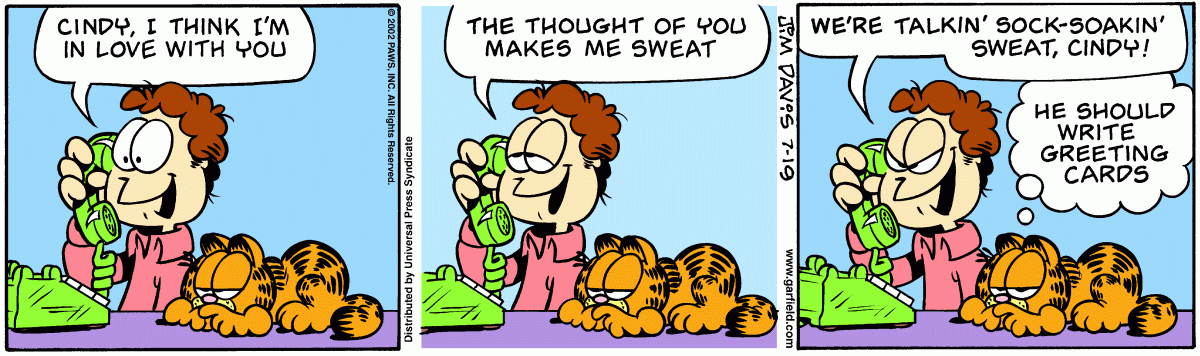 Garfield, July 19, 2002
