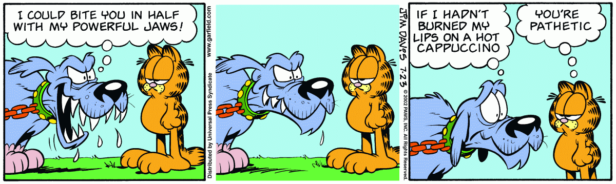 Garfield, July 23, 2002