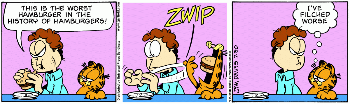 Garfield, July 30, 2002