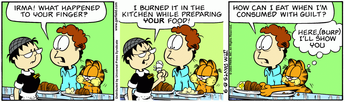Garfield, August 9, 2002