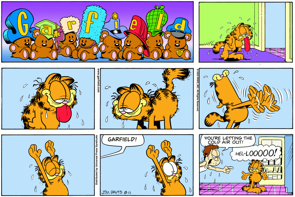 Garfield, August 11, 2002