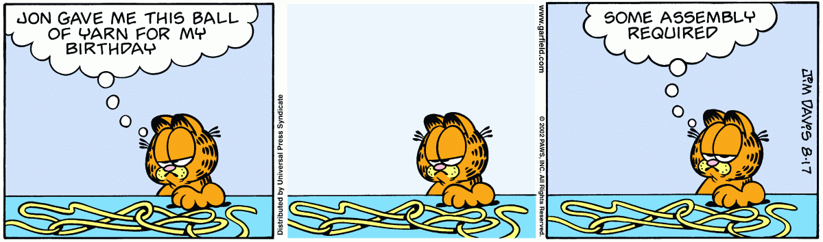 Garfield, August 17, 2002