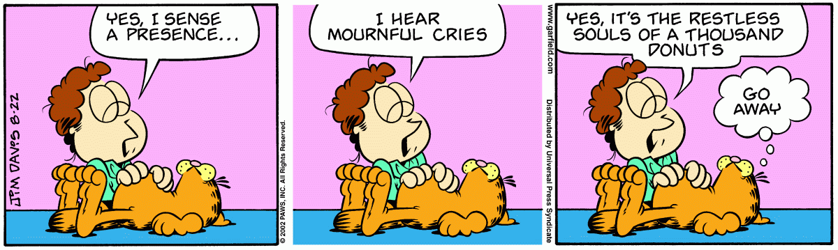 Garfield, August 22, 2002