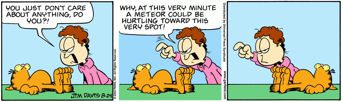 Garfield, August 24, 2002