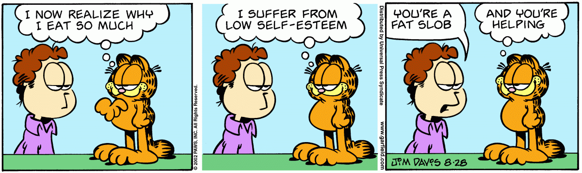 Garfield, August 28, 2002