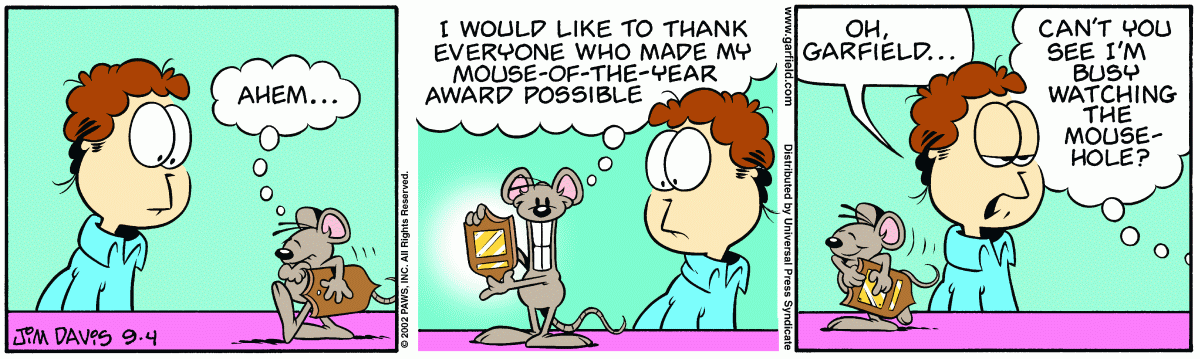 Garfield, September 4, 2002