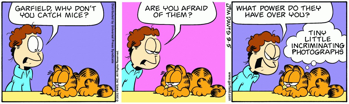 Garfield, September 5, 2002