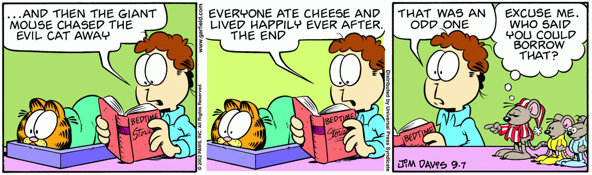 Garfield, September 7, 2002