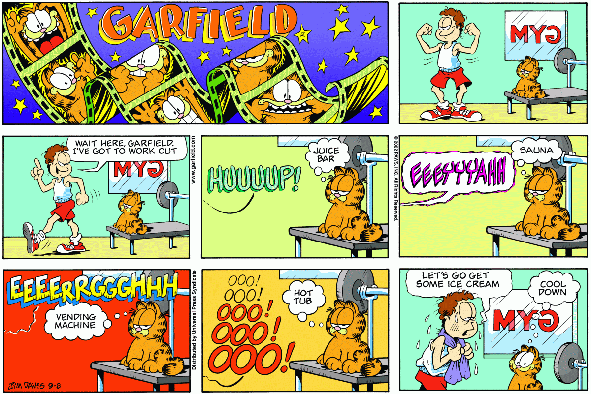 Garfield, September 8, 2002