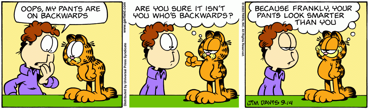 Garfield, September 14, 2002