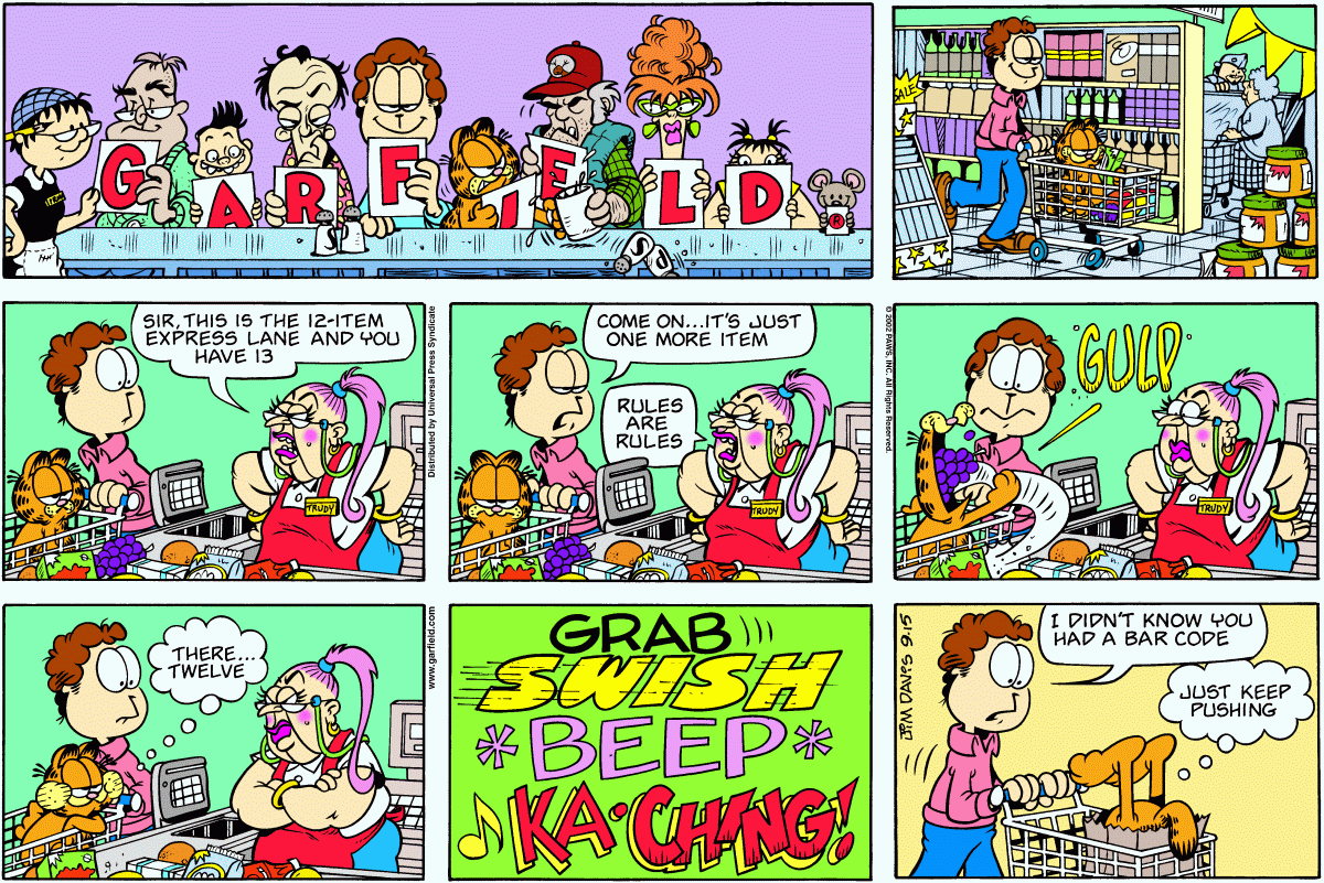 Garfield, September 15, 2002