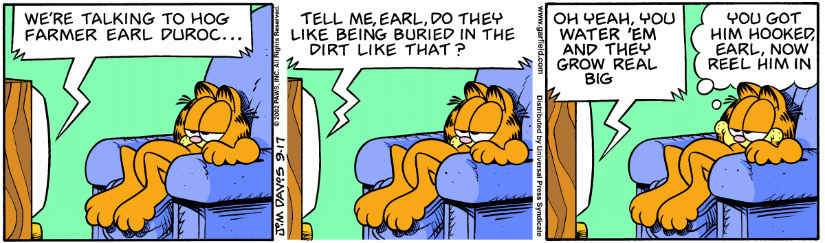 Garfield, September 17, 2002