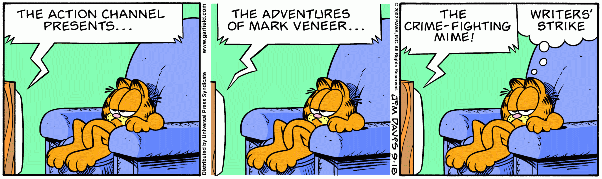 Garfield, September 18, 2002