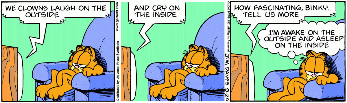 Garfield, September 20, 2002