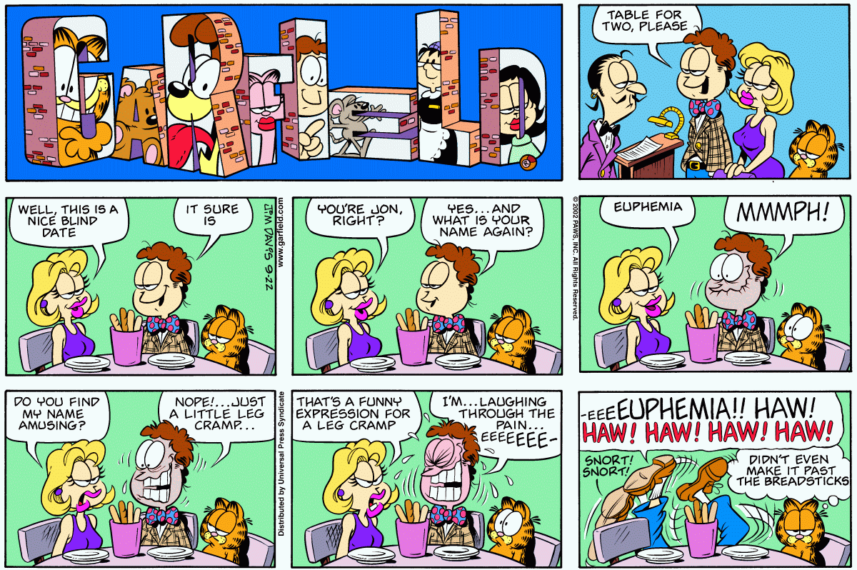 Garfield, September 22, 2002