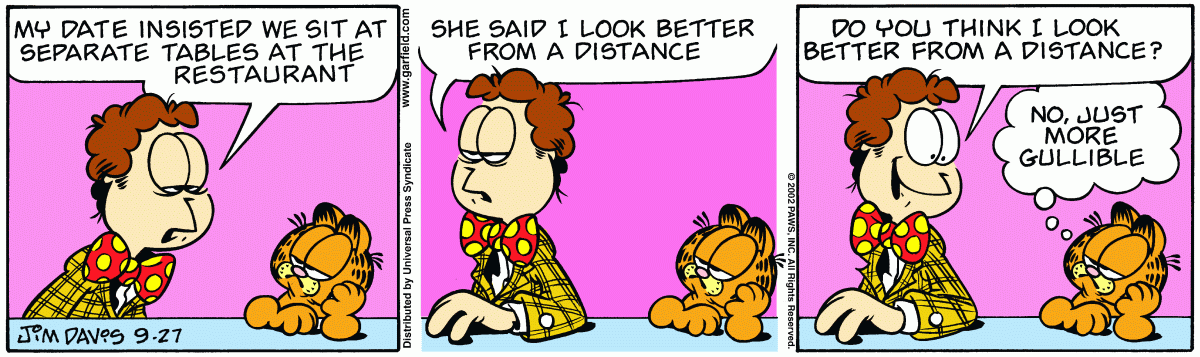 Garfield, September 27, 2002