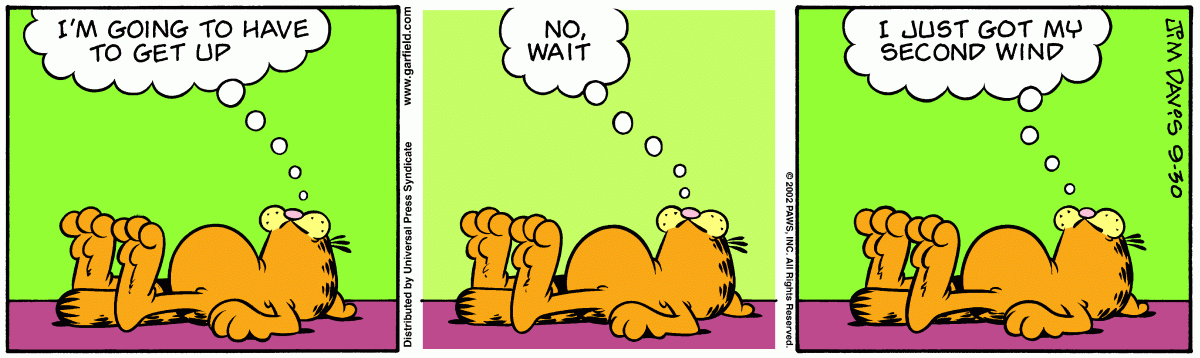 Garfield, September 30, 2002