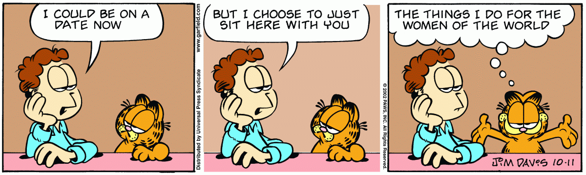 Garfield, October 11, 2002