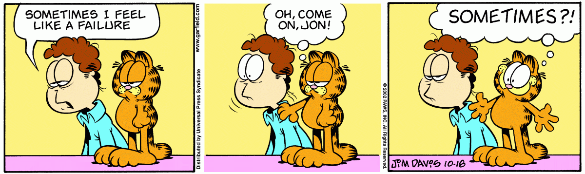 Garfield comic strip for Friday, October 18, 2002