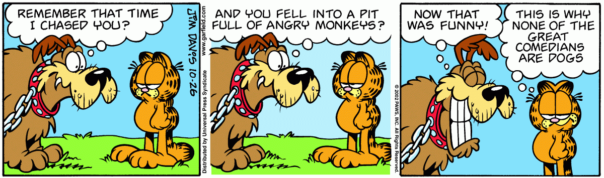 Garfield, October 26, 2002