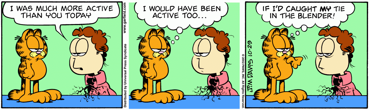 Garfield, October 29, 2002