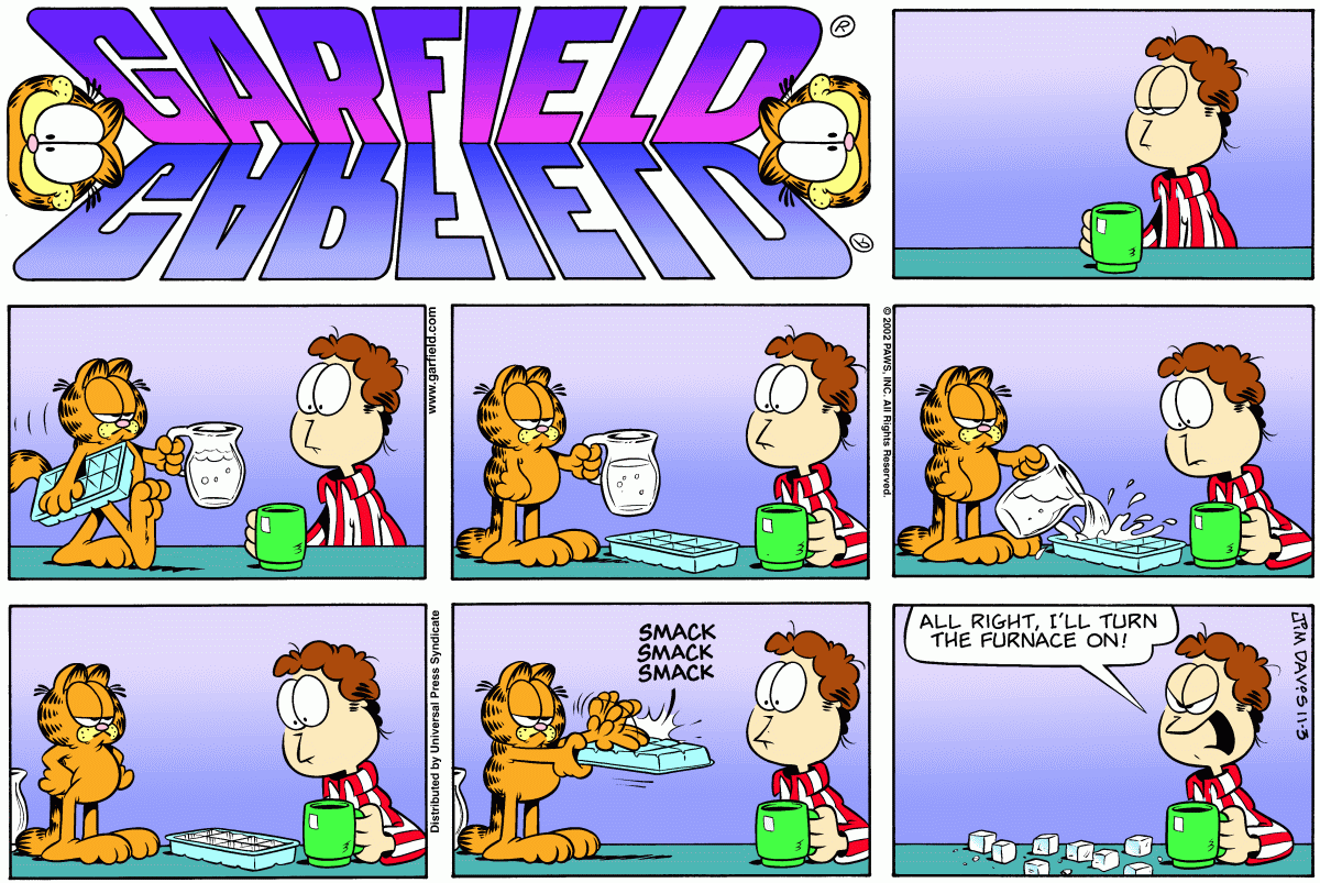 Garfield, November 3, 2002