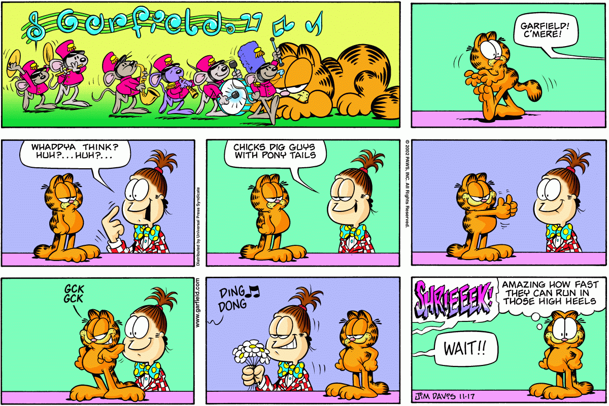 Garfield, November 17, 2002