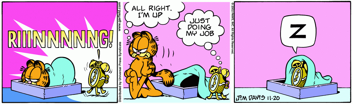 Garfield, November 20, 2002