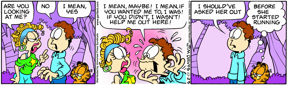 Garfield, November 23, 2002